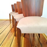 Set of four chairs H-214 proj.J.Halabala, the 50s Czechoslovakia