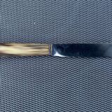 Box of 12 table knives and 12 vintage cheese knives