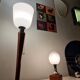 Murano glass, vintage 70s table lamp