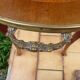 Antique Napoleon III pedestal tea table