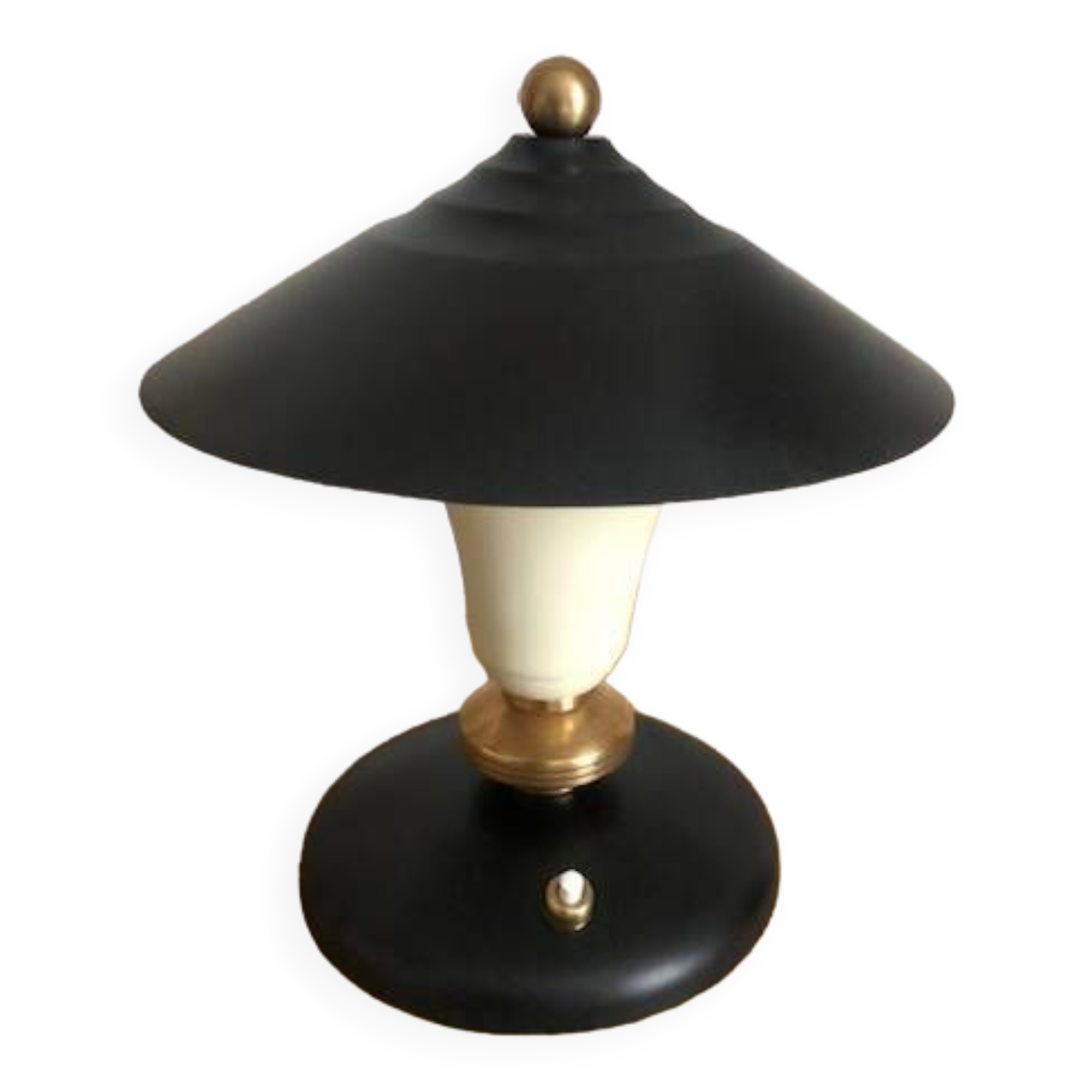 Art deco mushroom lamp