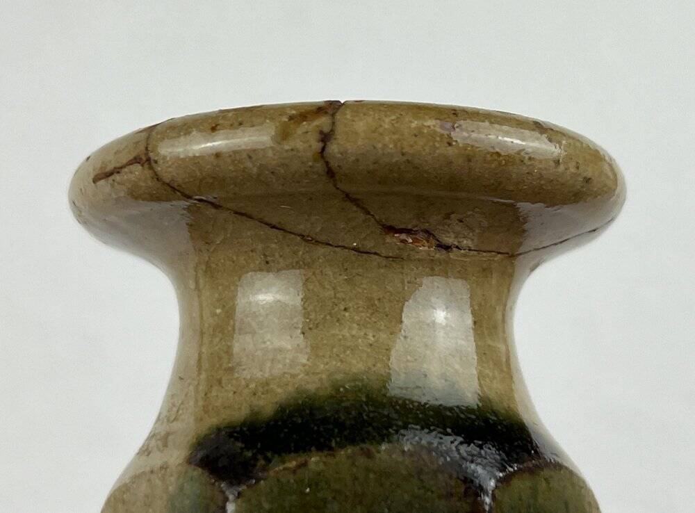 Japanese pottery vase from a mid-century Mashiko workshop, 1960s.