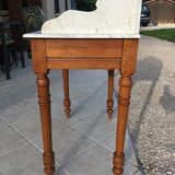 Dressing table with marble top