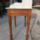 Dressing table with marble top