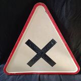 Old crossing road sign