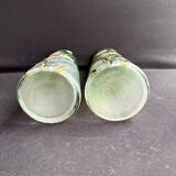 Pair of enamelled vases – FT Legras Cambrai shape