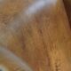 Vintage Sheepskin Leather Wingback Chair
