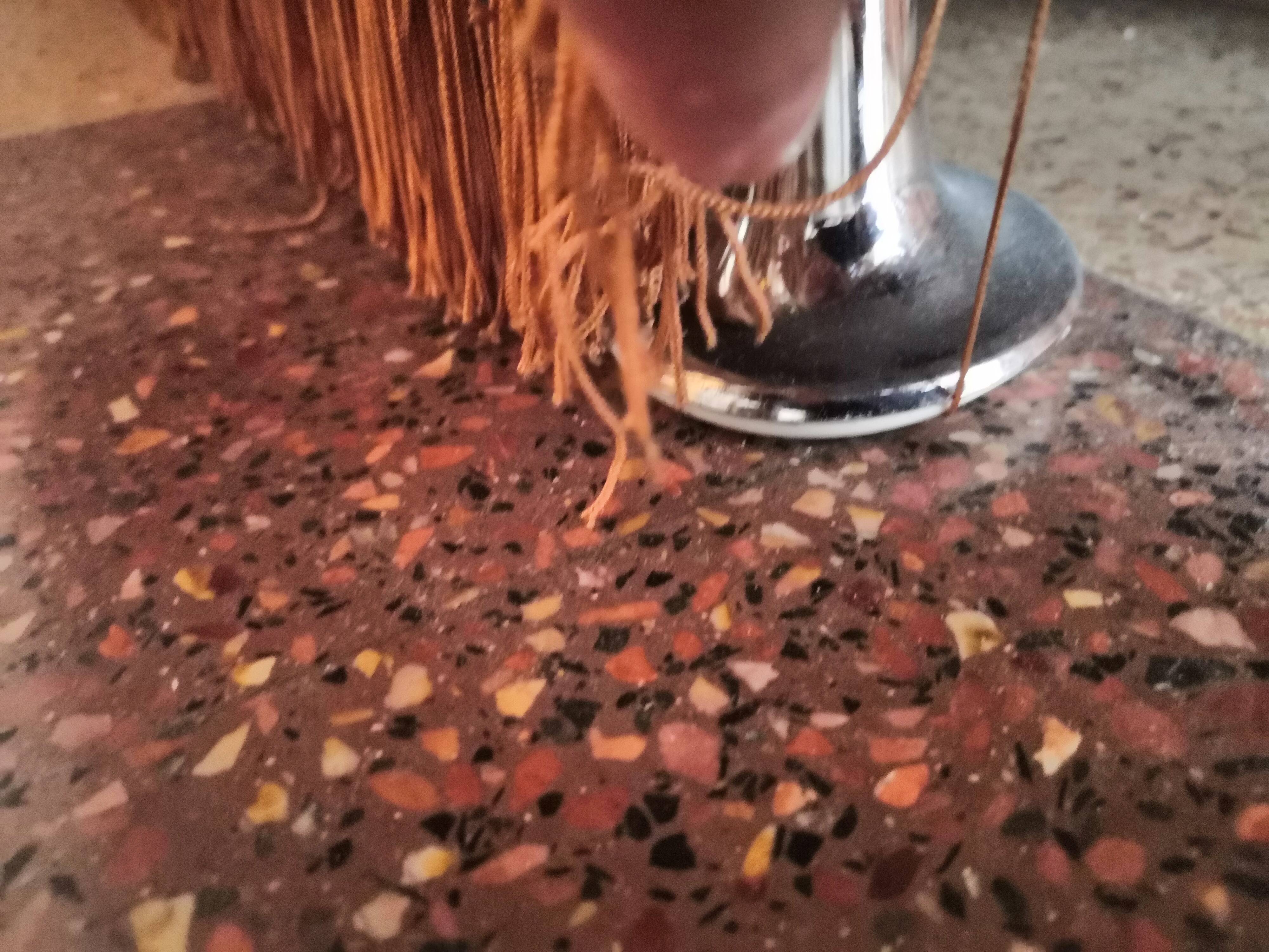 Vintage 3-seater convertible velvet toad sofa