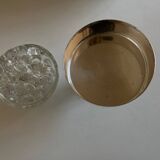 Tulip foot flower spade 1970 in silver metal