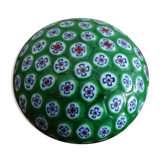 Signed Murano paperweight - Antica Murrina Veneziana Millefiori