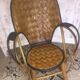 Fauteuil bambou écorce de châtaigner