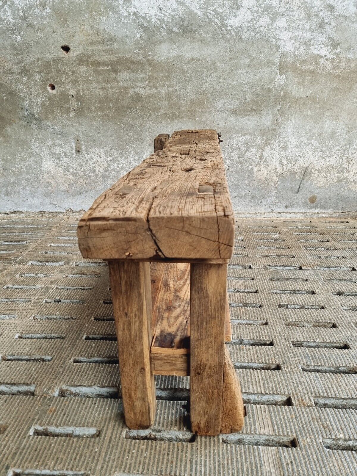 Workbench oak side table 19th century