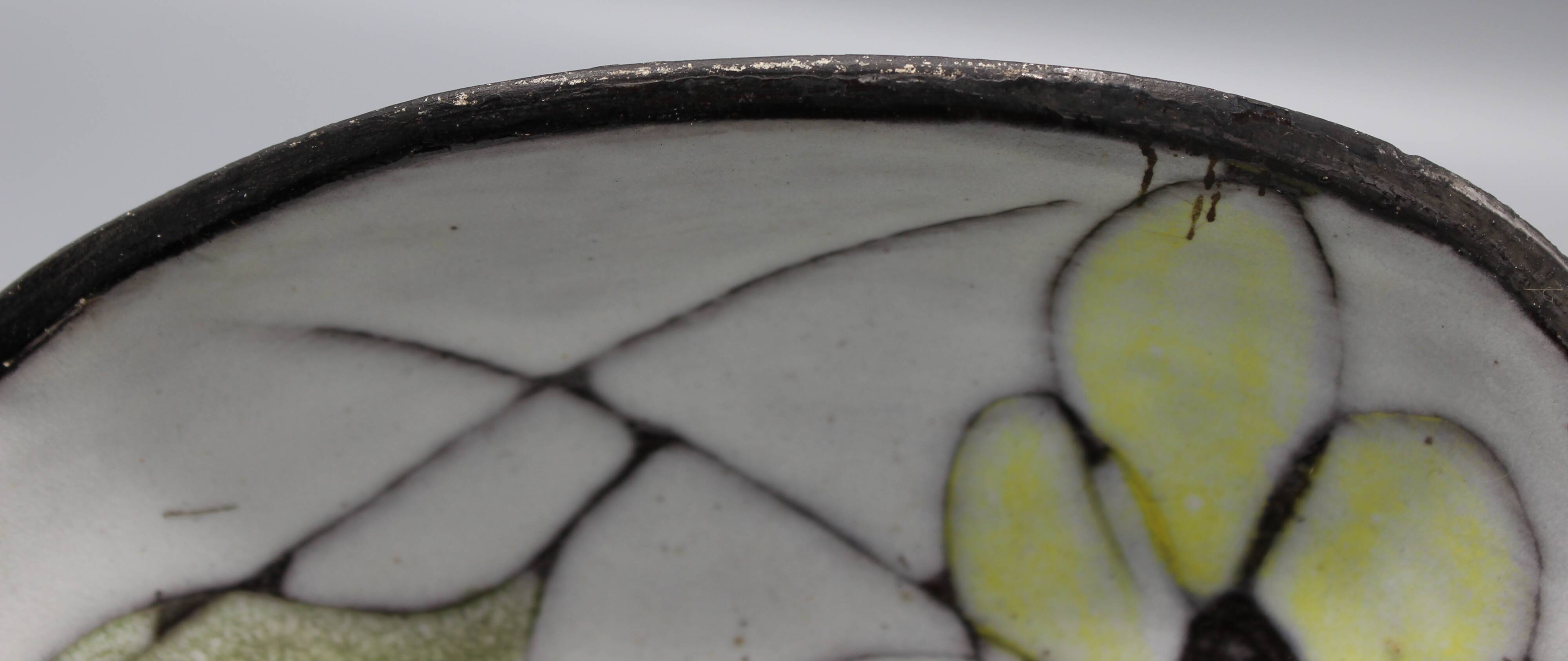 Beautiful vintage ceramic trinket dish - Vallauris Maunier