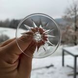 Lot 6 crystal glasses from Reims