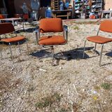 Armchair and 2 vintage chairs eurosit