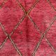 Red Boujad Moroccan rug - 252 x 124 cm