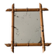 Miroir vintage bambou