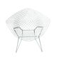 Chaise Diamond en rilsan gris (rare) par Harry Bertoia pour Knoll