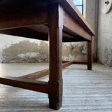 Rustic farmhouse table, solid oak, 2m