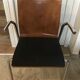 1970-80's vintage office chair chrome and thermomould
