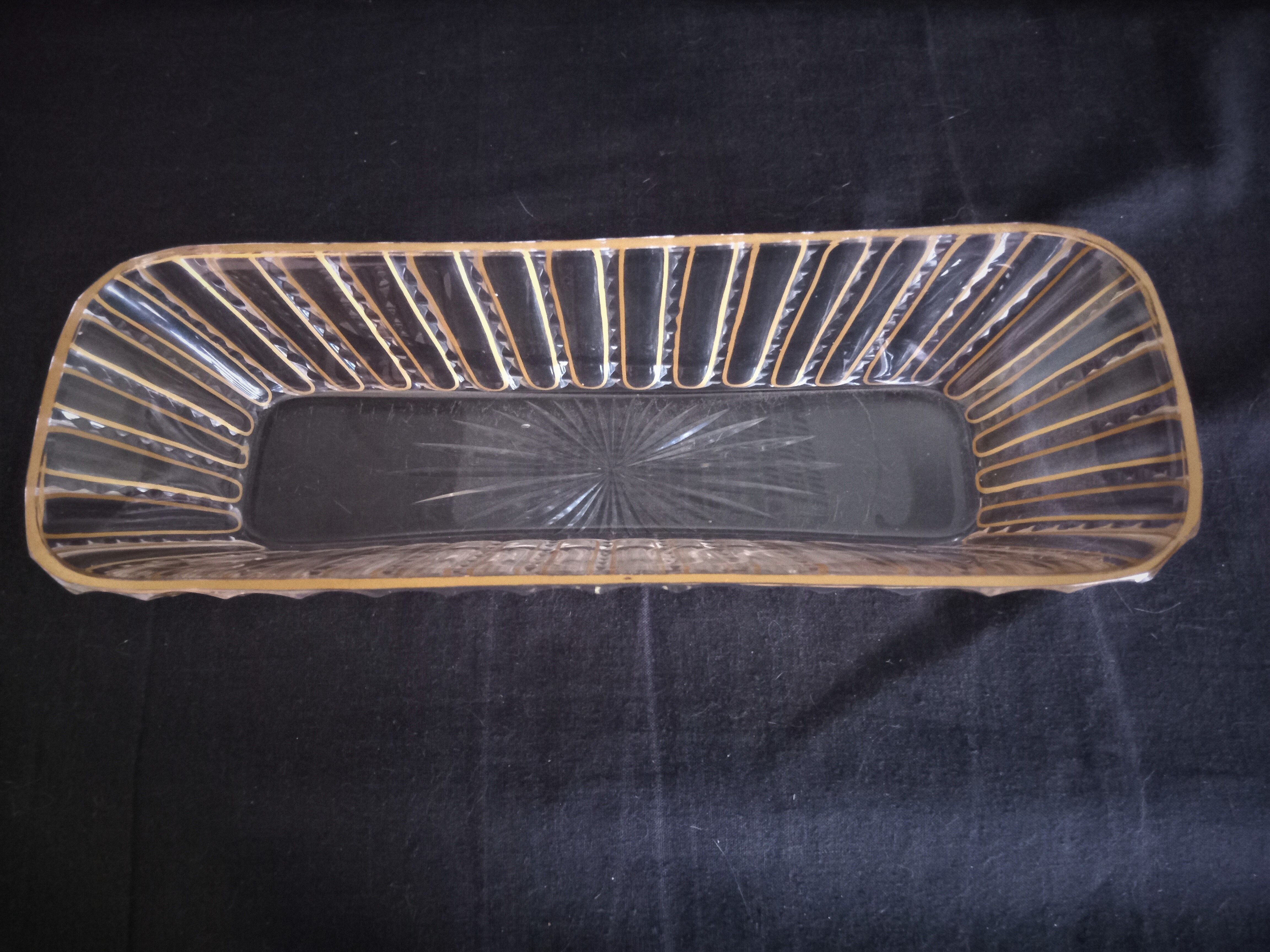 Ensemble de toilette en cristal de Baccarat modèle cannelures (avant 1936)
