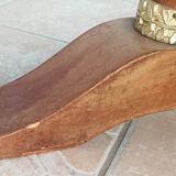 Art Deco table in burr walnut