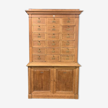 Notary furniture with oak flap