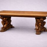 Rare large Renaissance-style walnut table