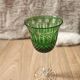 6 large coloured crystal goblets - Saint Louis Bac style