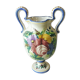 Ancient vase amphora, decoration flowers, ceramic, from St Clement