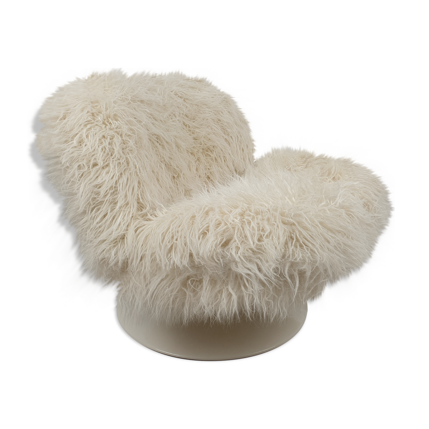 Lounge chair by Geoffrey Harcourt for Artifort with Pierre Frey Mongolia, 1970s