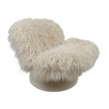 Lounge chair by Geoffrey Harcourt for Artifort with Pierre Frey Mongolia, 1970s