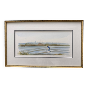 Aquarelle christian Gaudin