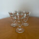 Verres à pieds de bistrot Duralex vintage