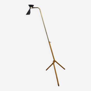 Lampadaire Diabolo tripode années 50