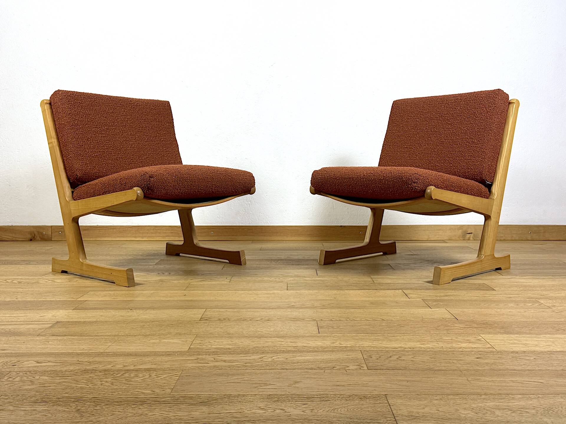 Chauffeuses Scandinave 1960 par Ditte & Adrian Heath Modèle 242 s