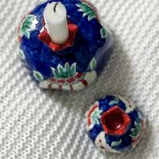Large ceramic candle holder