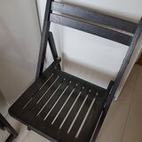 Paire chaises bois vintage