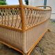 Rattan cradle.