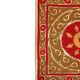 Tapis turc vintage noué à la main 152x158 cm
