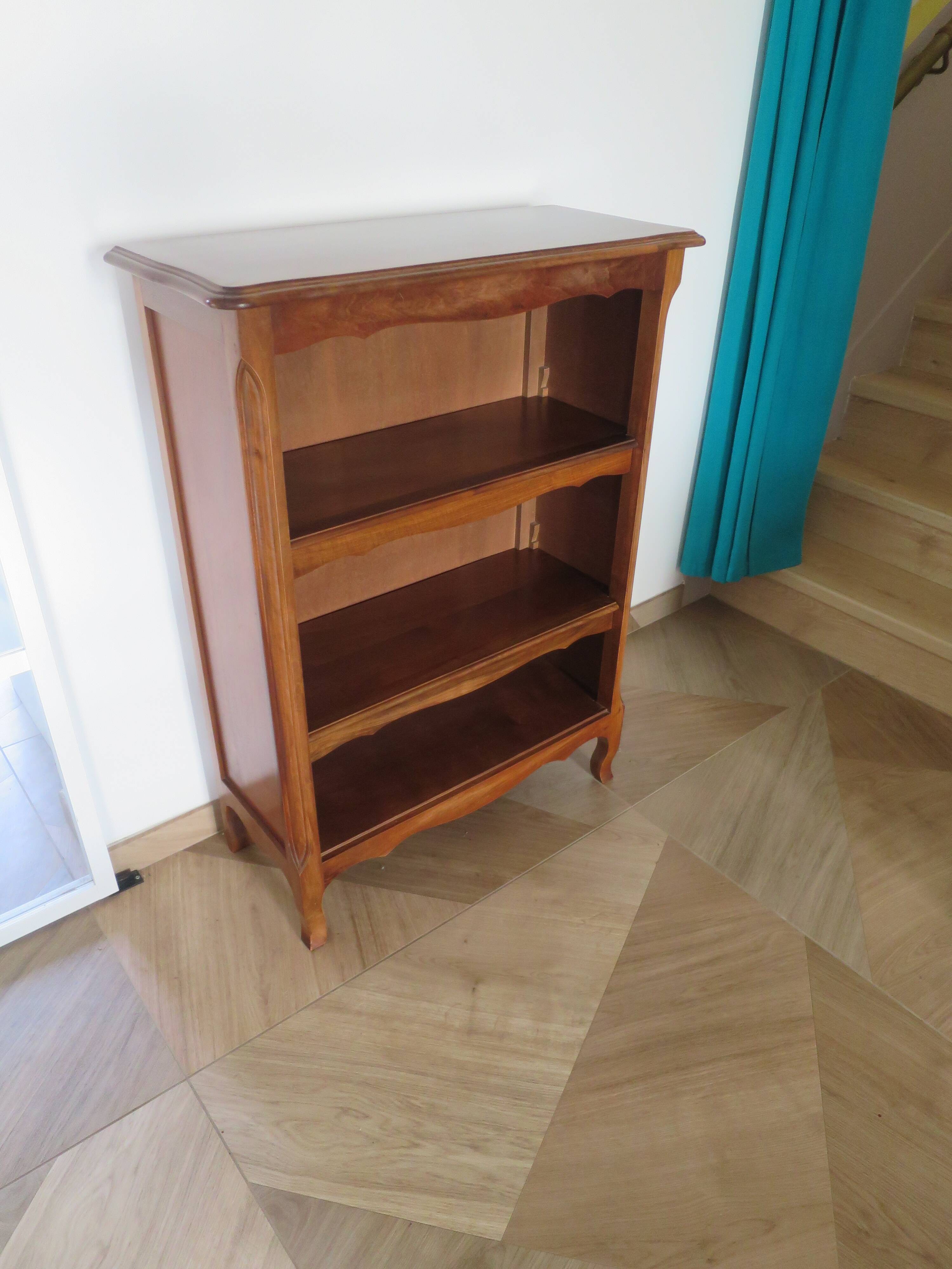 bibus 2 shelves - Small bookcase - Solid wood - Louis XV style