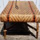 Table basse en rotin
