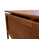 Scandinavian solid teak desk