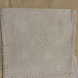 AB and C monogram linen towels