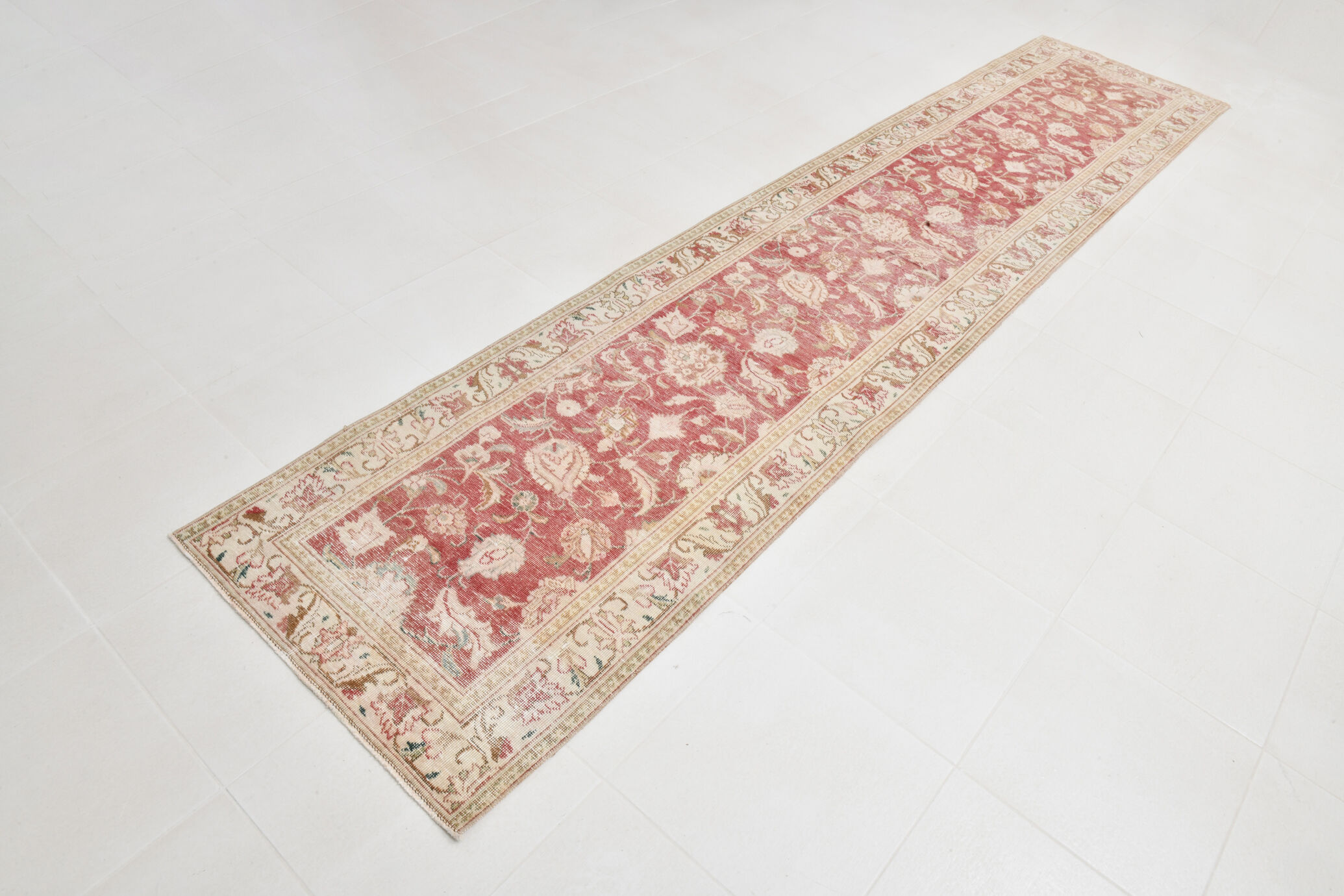 Tapis ancien 60s persan runner, 82x376cm