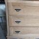 Sandblasted chest of drawers
