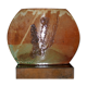 Ceramic vase with floral imprint
