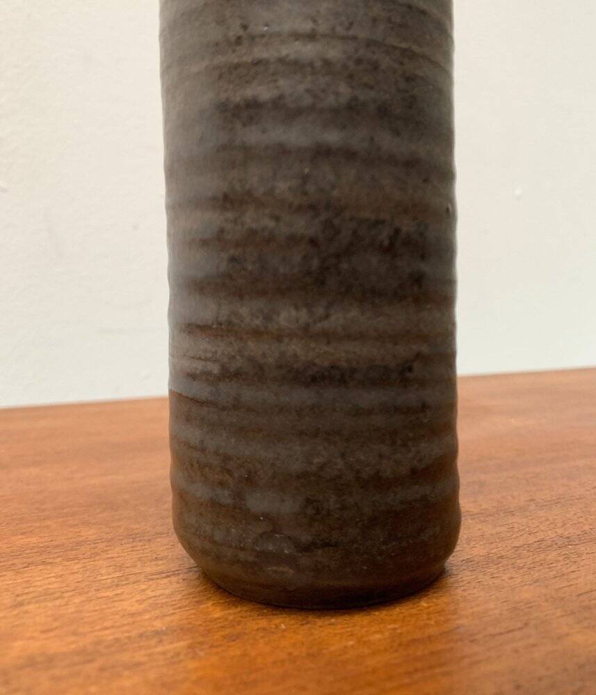 Vase de poterie de studio brutaliste allemand du milieu du siècle de Petra Töpferei, années 1960