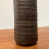 Vase de poterie de studio brutaliste allemand du milieu du siècle de Petra Töpferei, années 1960