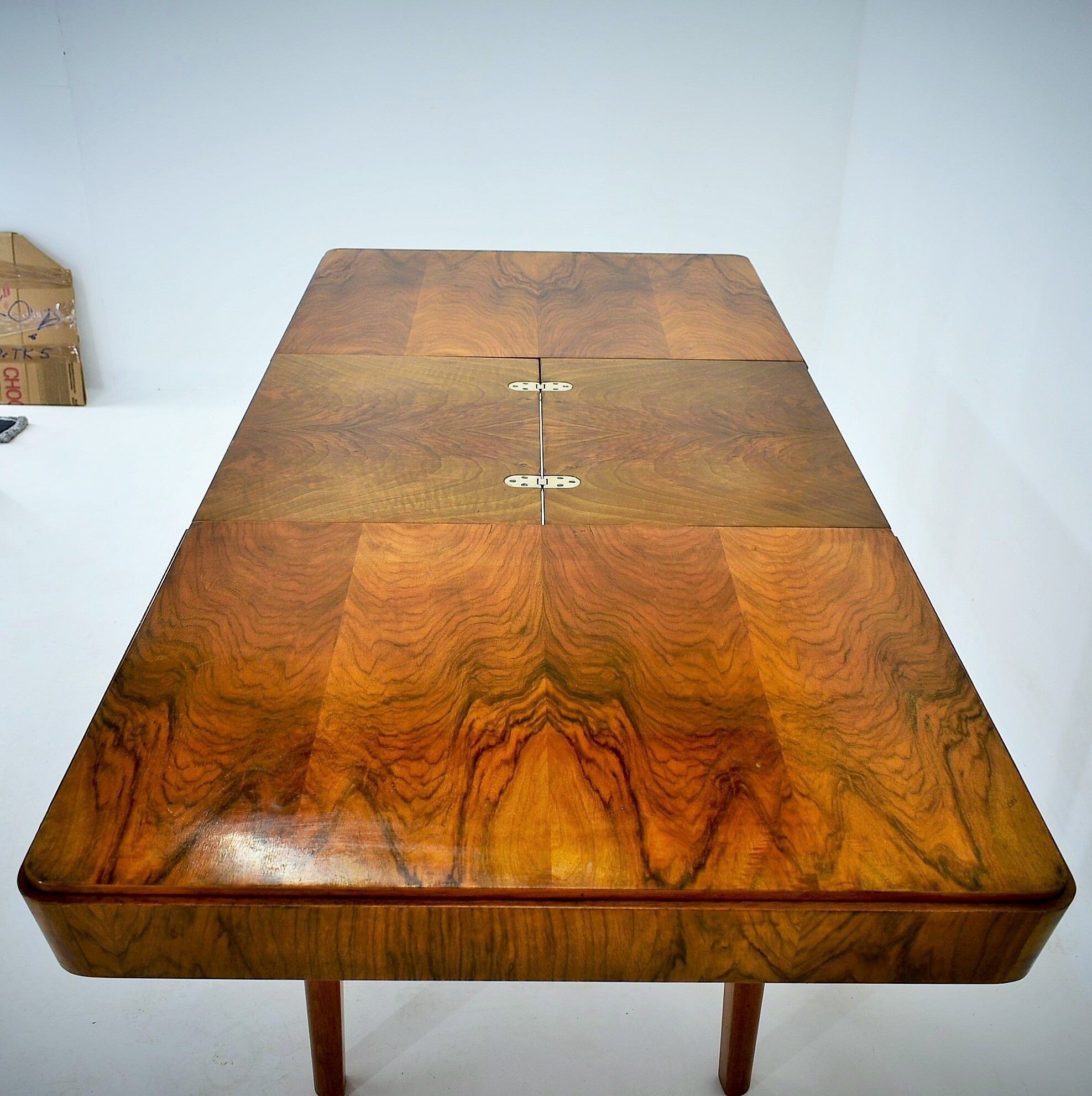 Table à manger extensible Jindřich Halabala pour UP Zavody, années 1950